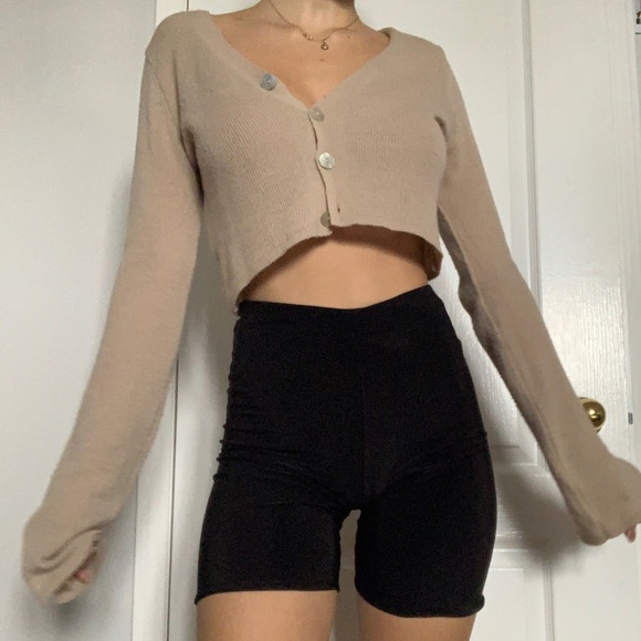 Tan pretty little thing cardigan - Picture 3 of 4